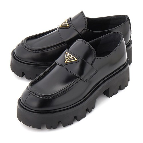 Prada brushed women loafers - women's,