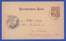Austria 1889 GA cartolina O ODRAU per Vienna