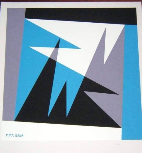 Serigrafia giacomo balla con - serigrafia,