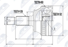 NPZ-LR-009 NTY Kit giunti