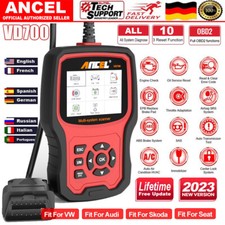2025 Ancel VD700 per VAG Pro dispositivo diagnostico auto professionale scanner OBD2 EPB DPF