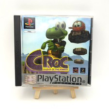 CROC THE LEGEND OF THE GOBBOS PS1 PLATINUM  SONY PLAYSTATION 1 con MANUALE