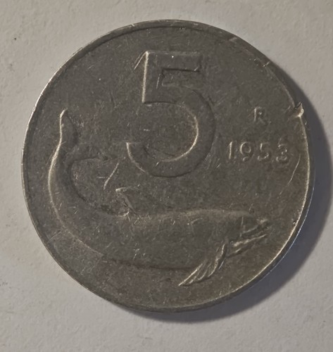 Moneta lire 1953 - moneta, 5
