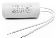 Condensatore Motore 2 Μf 450 V 25 X 55 Mm Cavo