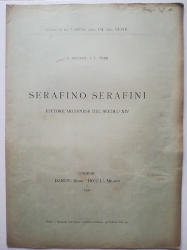 Serafino serafini pittore - serafino,