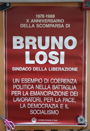 Bruno losi manifesto pci - losi,