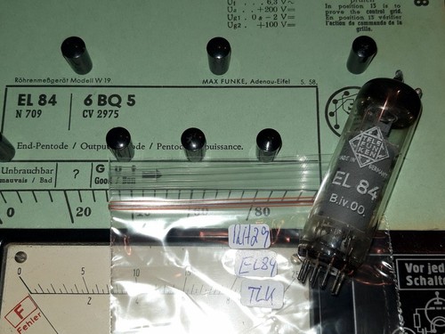 El84 telefunken tubo - -,