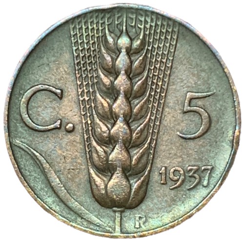Centesimi 1937 spiga - 1937,