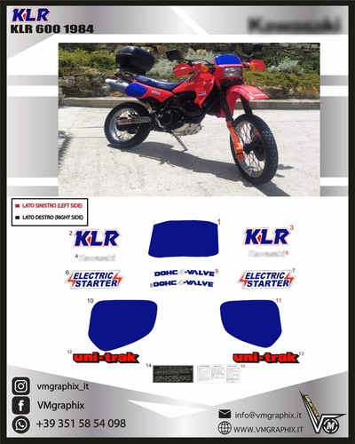 Adesivi klr 600 1984 - klr,