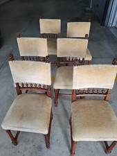 6 sedie antiquariato seconda metà '800