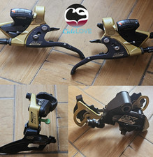 RARE Vintage Shimano Deore LX Gold 9v Groupset MTB