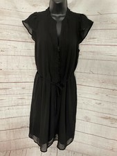 Abito lungo donna nero manica