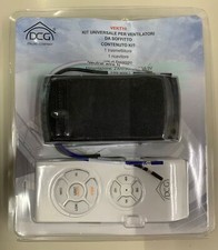KIT TELECOMANDO UNIVERSALE LUCE VELOCITA' VENTILATORE SOFFITTO MURO DCG VEKT10