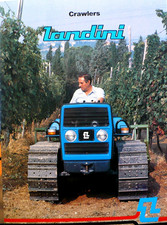Brochure trattore cingolato landini 1989 5 modelli