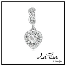 Charm Cuore pendente crystal