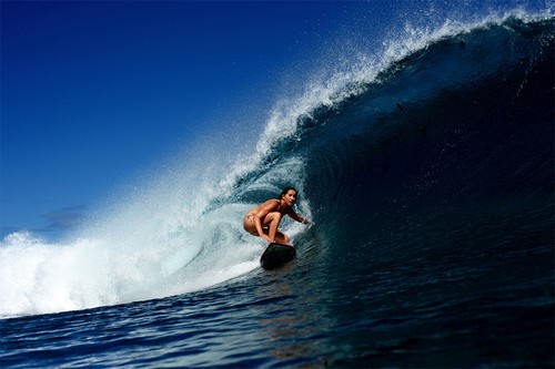 Giant wave girl - wave, mare