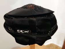 Cappello cocktail nero