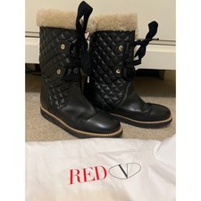 Stivali donna rosso Valentino