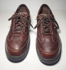 Scarpe da passeggio Mephisto Match $450 Runoff Air Jet Desert pelle marrone uomo US 11