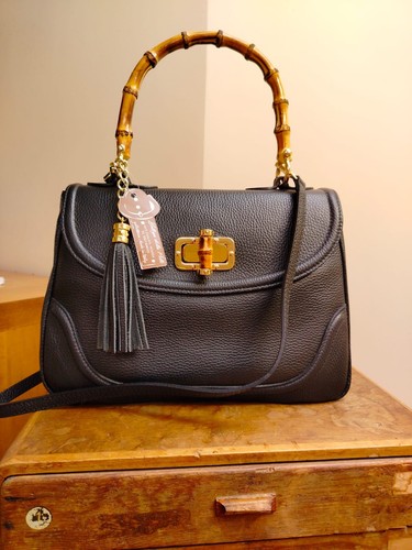 Borsa vera pelle - pelle, manico