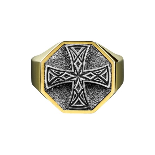 Anello argento con croce - anello,