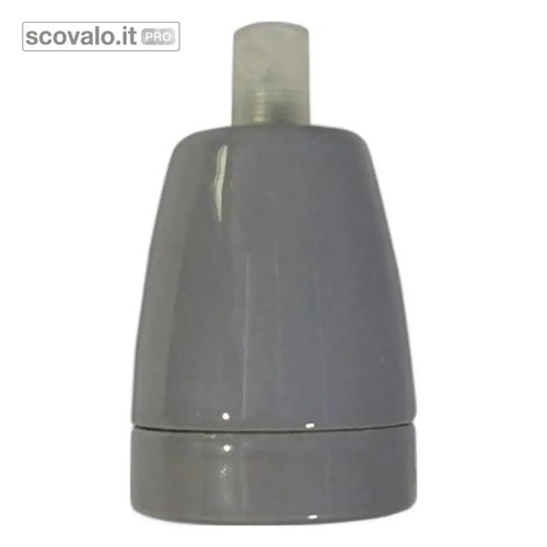 Portalampada e27 porcellana - portalampada,