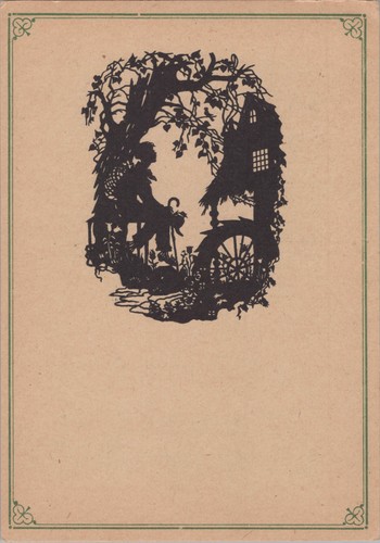 Cartolina storica disegno - cartolina,