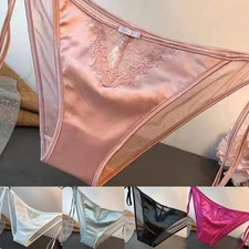 Con Lacci Slip Raso Seta