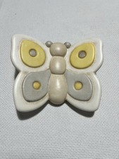 THUN FARFALLA formella Giallo