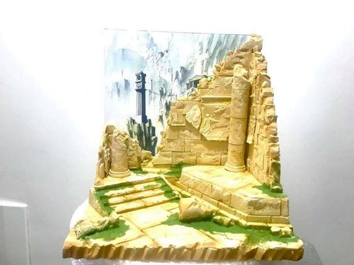 Diorama myth cloth saint - cloth,