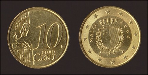Malta euro cent - euro, 2008