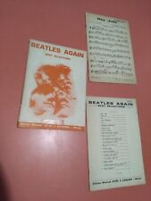 The Beatles Again Con Testi E Syruin Do Spartito Sheet Music