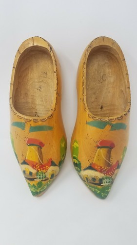 Scarpe vintage legno - vintage,
