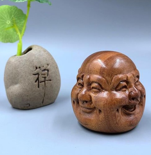 Statua testa buddha - di,