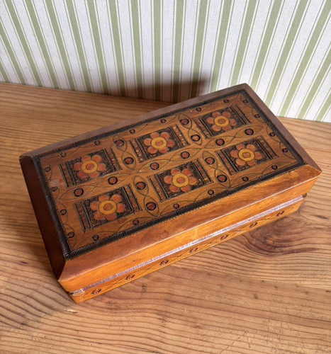 Portagioie vintage legno - portagioie,