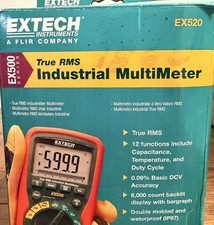  Multimetro EXTECH EX520 NUOVO