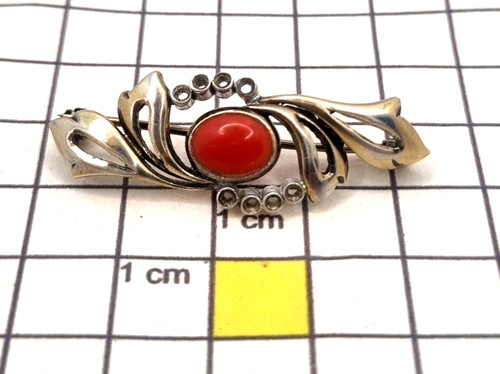 Corallo spilla vintage - corallo,