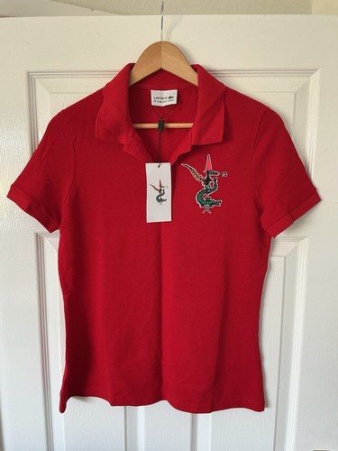 Polo rossa donna - da, lacoste