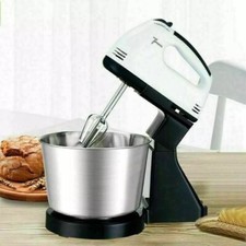 Frusta Elettrica Sbattitore Con Ciotola 7 Velocità Mixer Impastare 200 W Cucina