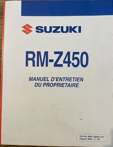 Suzuki z450 rmz450 - rmz450, 2008