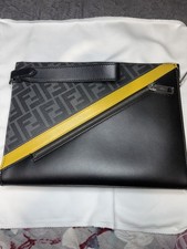 Pochette uomo FENDI in pelle