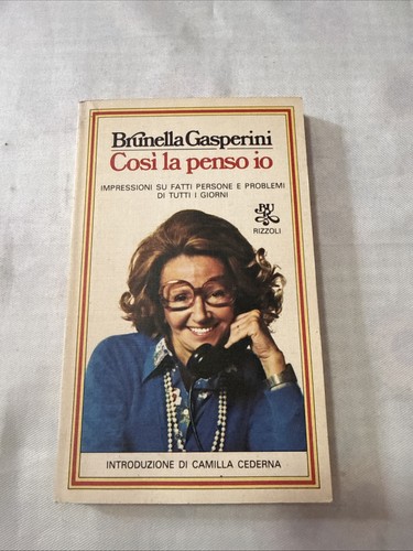 Così penso brunella - così,