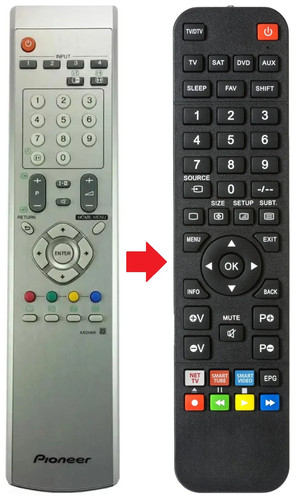 Telecomando adatto per pioneer - telecomando,