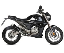 Scarico Completo Storm by Mivv Gp acciaio Nero per Zontes ZT 125 G1 2021