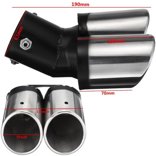 63mm terminale doppio - 63mm, di