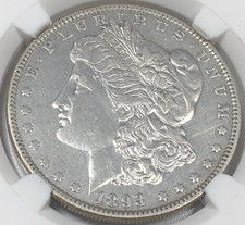 1893 MORGAN "XF/AU SOLID