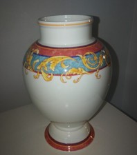 VILLEROY & BOCH COLLEZIONI VASO DI PORCELLANA FINEMENTE DECORATO COME NUOVO 1990