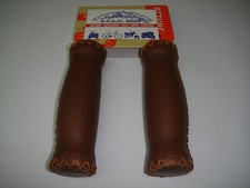 COPPIA MANOPOLE VELO MARRONE FIXED SINGLE SPEED SCATTO FISSO BICI CICLO