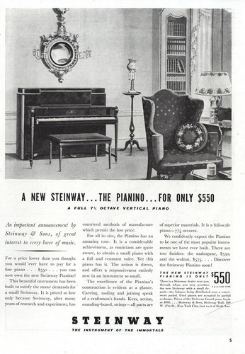 Pianoforte steinway 1938 - pianoforte, il