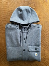 Carhartt Rain Defender Relaxed Fit Heavyweight Hooded Shirt Uomo Large.